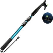 SAN LIKE Telescoping Boat Hooks Adjustable Boat Push Pole - Dock Pole Floating,Durable,Rust-Resistant with Luminous Bead Push Pole for Docking Extends from 2Ft to 4.72Ft & Blue