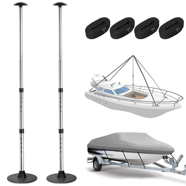 SAN LIKE Boat Cover Support Poles Boat Support Systems Adjustable