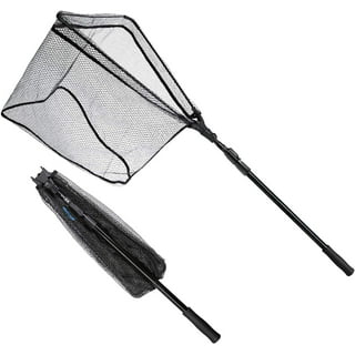 NEWEEN Fishing Net Fish Landing Nets Collapsible Telescopic Sturdy Pole  Handle for Saltwater Freshwater Extending to 32/40inches