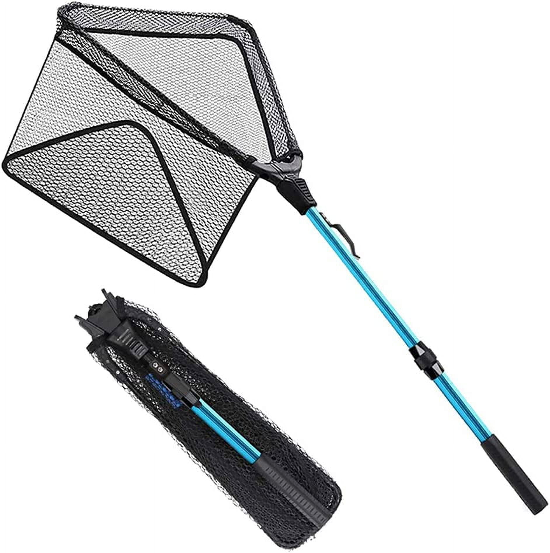 SAN LIKE Folding Fishing Nets 37in Collapsible Landing Nets Telescoping