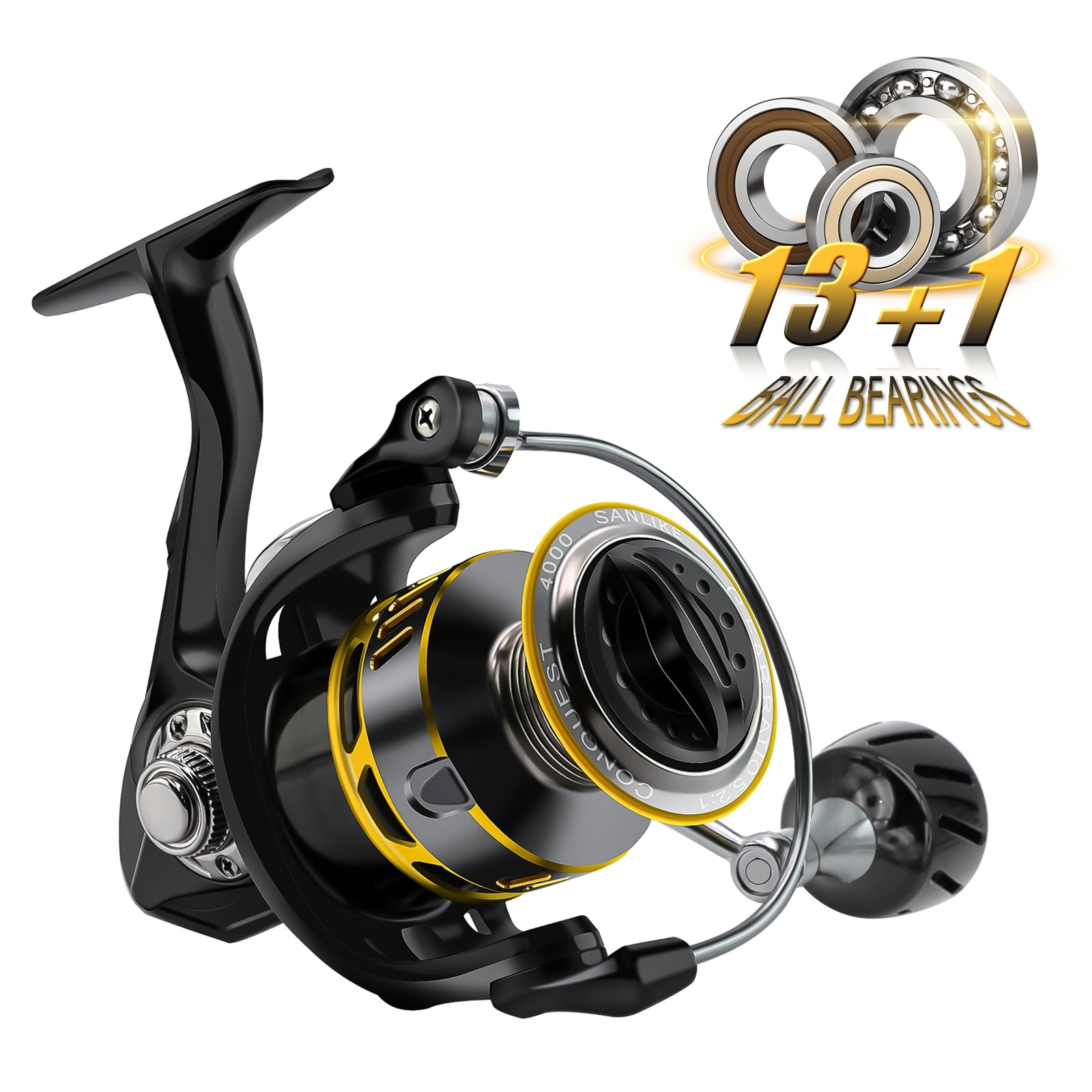 Ardent C Force Spinning Reel, 3000 size. 5.2:1 Gear Ratio 