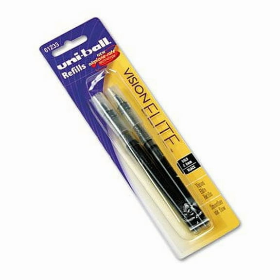 SAN61233PP - Uni-ball Refill for uni-ball Vision Elite Roller Ball, Sold as a pack of 3 with 2 refills each a total of 6 refills