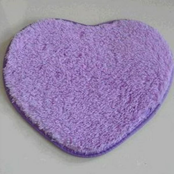 SANAG Heart Shaped Non-Slip Soft Tufted Rug Mat Carpet Floor Mat Area Rug