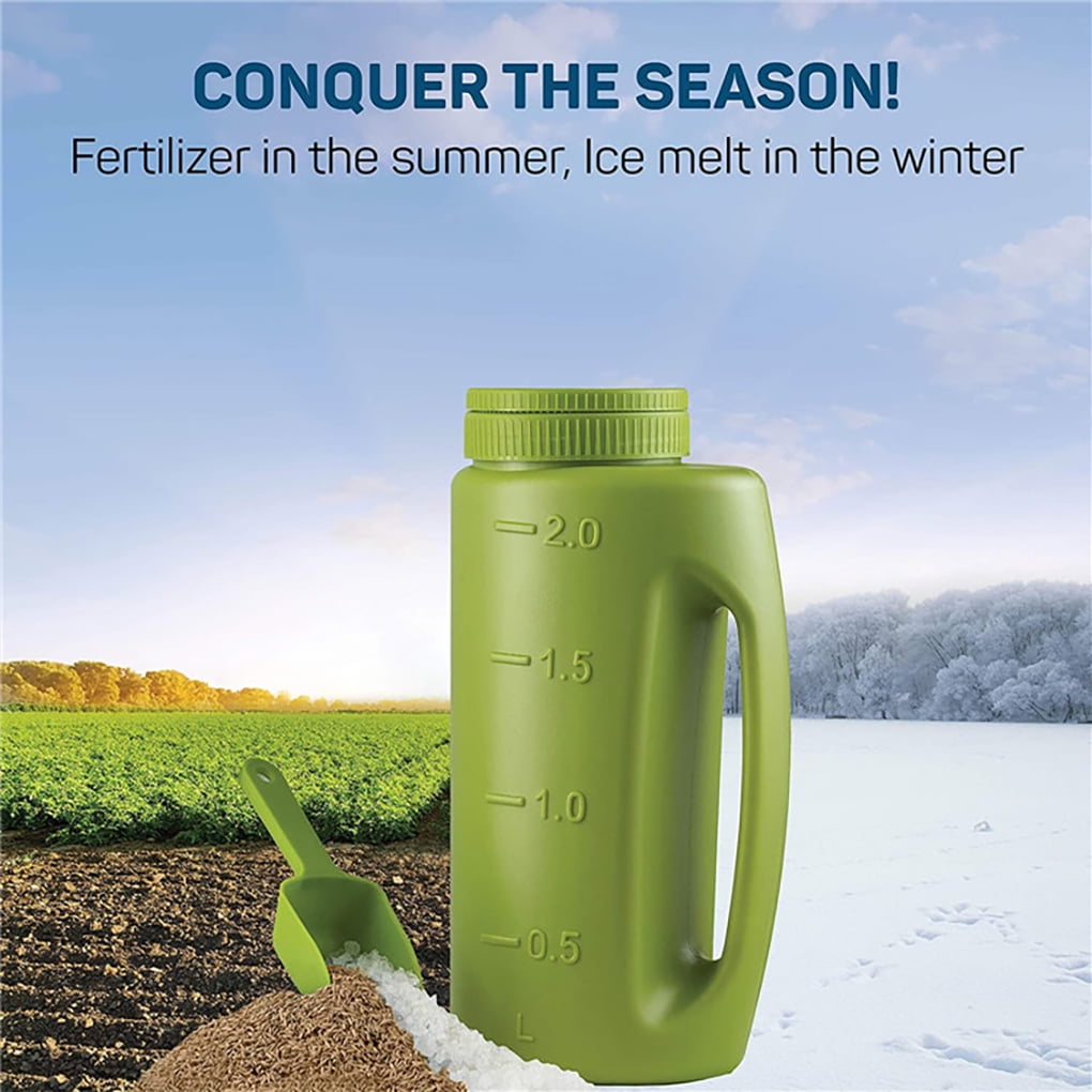 SANAG Salt Bottle Sprayer Diatomaceous Earth Spreader with Scoop and