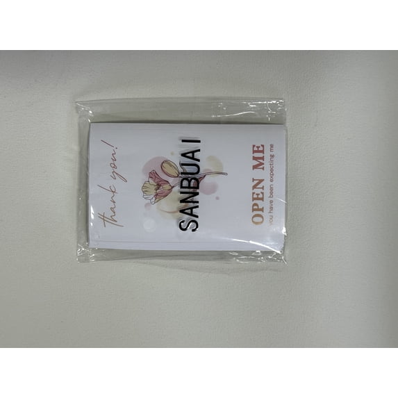 SANBUAI Thank You Stickers- Self-Adhesive & Waterproof Stickers with Beautiful Designs 4PCS