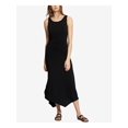 thumbnail image 1 of SANCTUARY $129 Womens New 1486 Black Ruched Handkerchief Hem Dress L B+B, 1 of 3