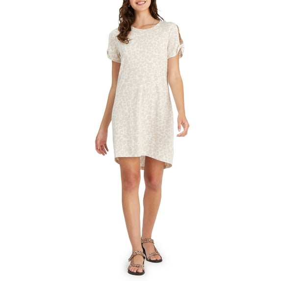 SANCTUARY Women's So Twisted Printed T-Shirt Dress Size Small