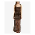 thumbnail image 1 of SANCTUARY Womens Brown Striped Sleeveless Scoop Neck Maxi Dress S, 1 of 4