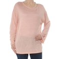 thumbnail image 1 of SANCTUARY Womens Pink Slitted Scoop Neck Bell Sleeve Top S, 1 of 2
