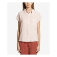 thumbnail image 1 of SANCTUARY Womens Pink Striped Mod Boyfriend Top L, 1 of 4