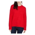 thumbnail image 1 of SANCTUARY Womens Red Long Sleeve Crew Neck Sweater Size: XS, 1 of 3