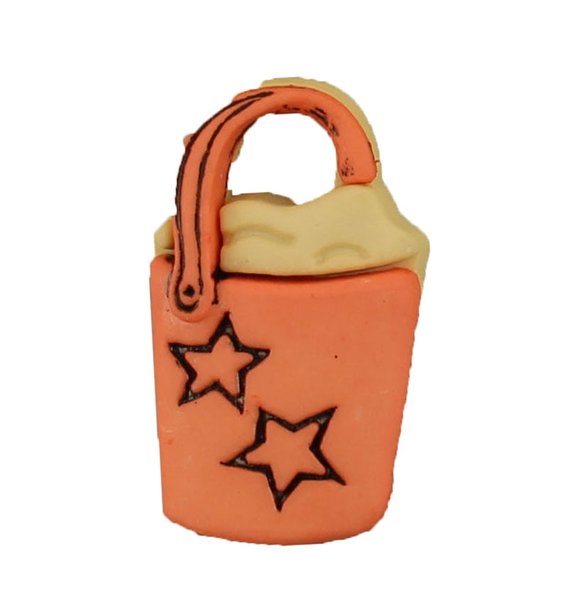 SAND BUCKET - 100 BUTTONS