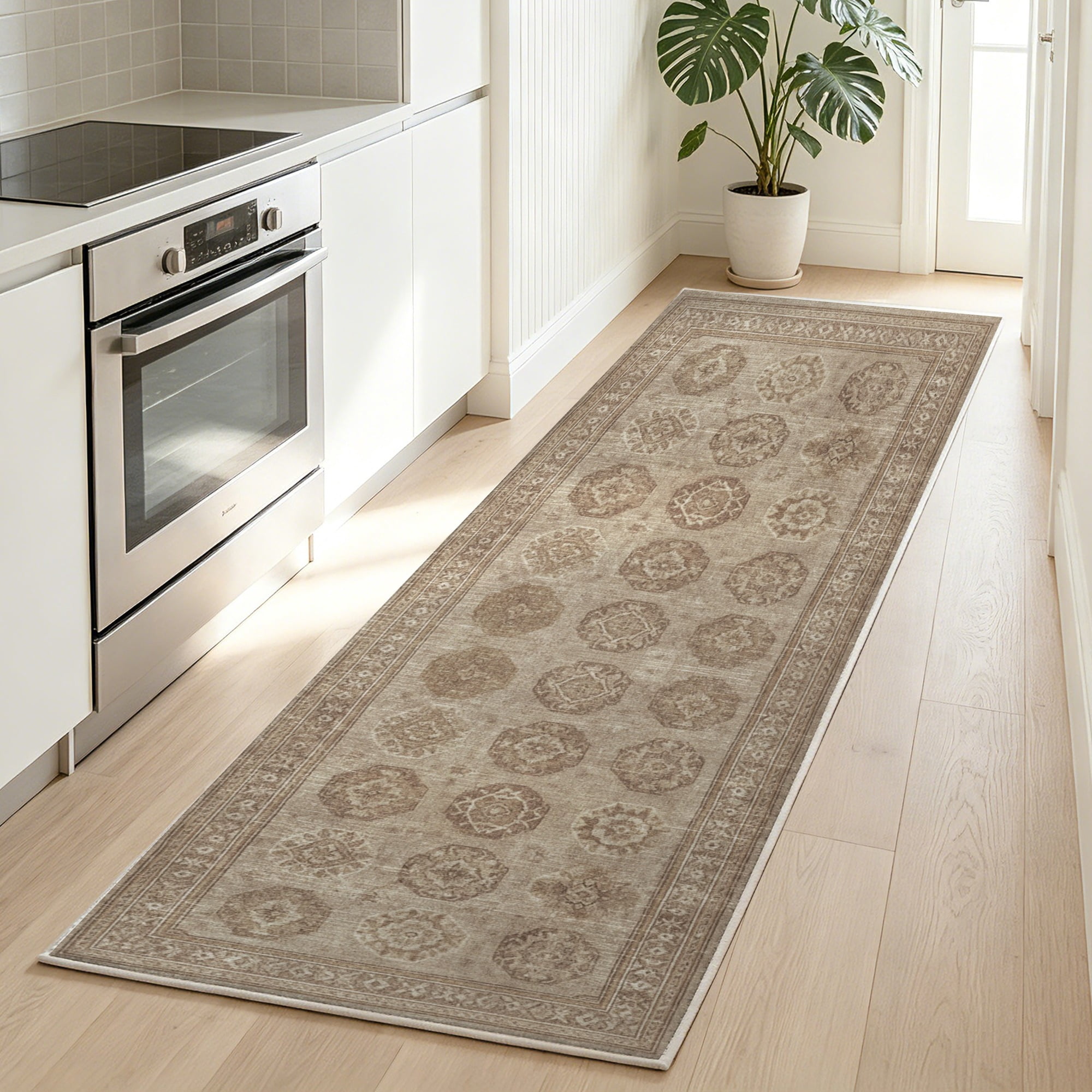 Sand Soft Fall SAND KEEPER Hallway Runner Rug 2x5 Washable Non Slip Rug Runners ...