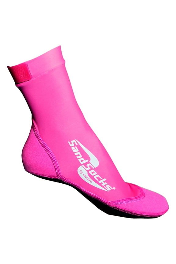 Adult Unisex Classic High-Top Sand Socks, Color: Pink, Size: M