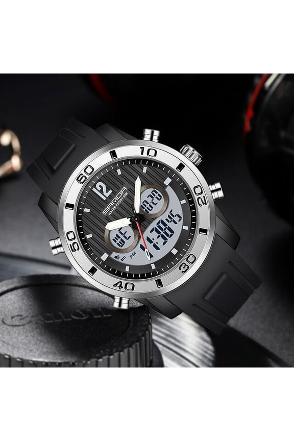 2022 Fashion Men Watches Top Brand Luxury Male Quartz Watch 50M Waterproof Sport Digital Wristwatch Relogio Masculino 3106