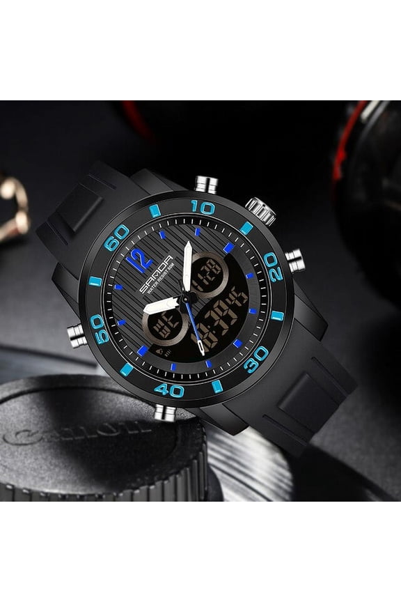 2022 Fashion Men Watches Top Brand Luxury Male Quartz Watch 50M Waterproof Sport Digital Wristwatch Relogio Masculino 3106