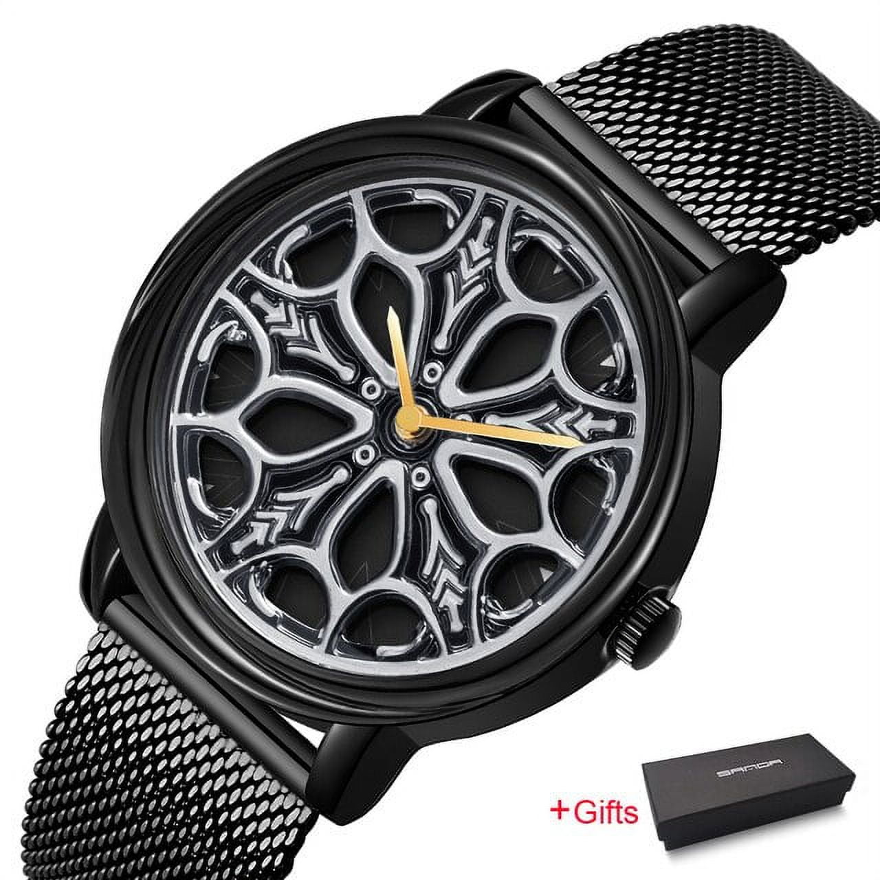Timex Men's Watch - Q Quartz Rotating Bezel Blue Dial Strap Day-Date T