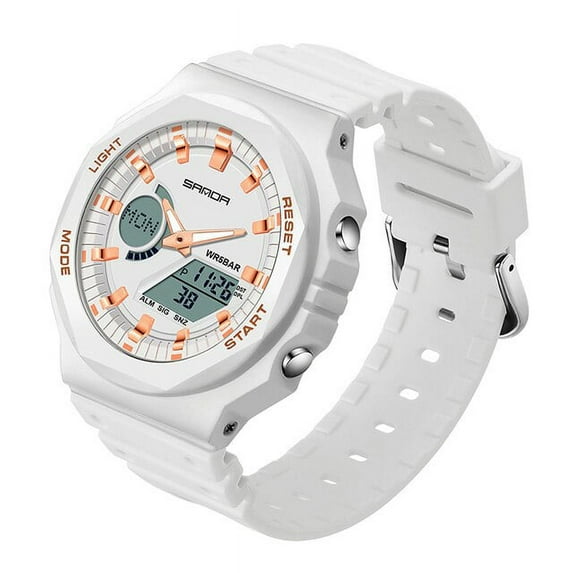 SANDA 2022 New Casual Women's Watches Fashion Luxury Digital Quartz Watch for Female Clock 5ATM Waterproof Relogio Feminino 6016