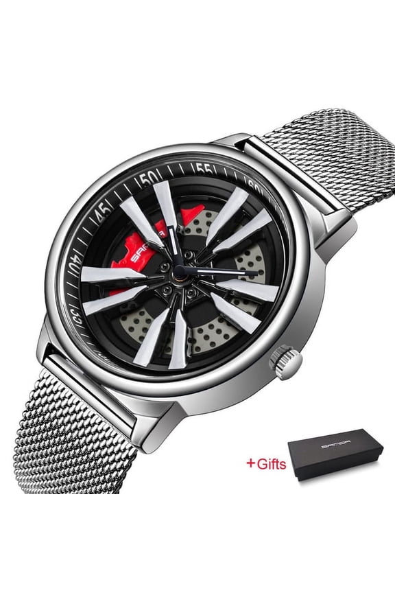 2022 New Luxury Men Watches Fashion Rotate Dials Quartz Wristwatch For Male Clock 30M Waterproof Relogio Masculino P1111