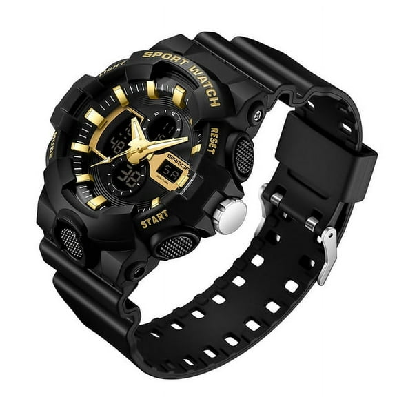 SANDA 2022 New Men Watches Top Brand 50M Waterproof Military Wristwatch LED Alarm Clock Sport Watch Male relogios masculino 3131