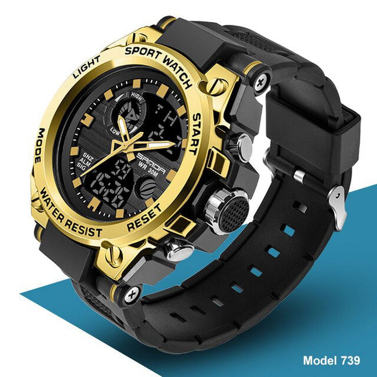 SANDA 739 Sports Men s Watches Top Brand Luxury Military
