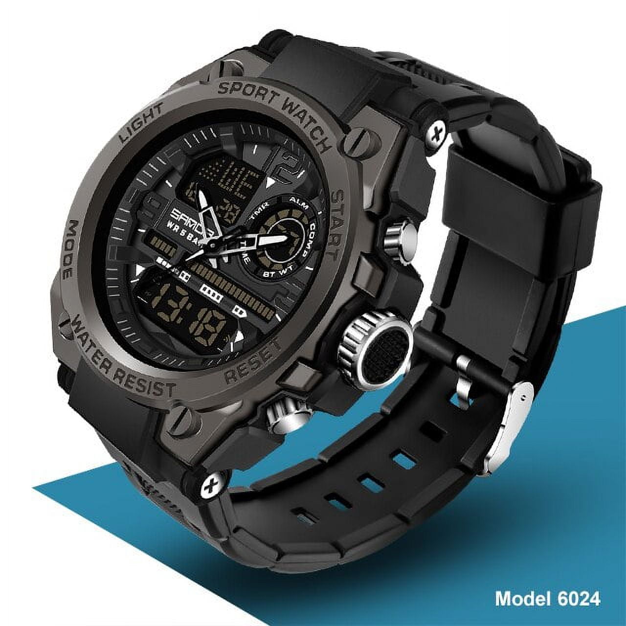 SANDA G Style Men Digital Watch Shock Military Sports Watches Dual Display  Waterproof Electronic Wristwatch Relogio Masculino