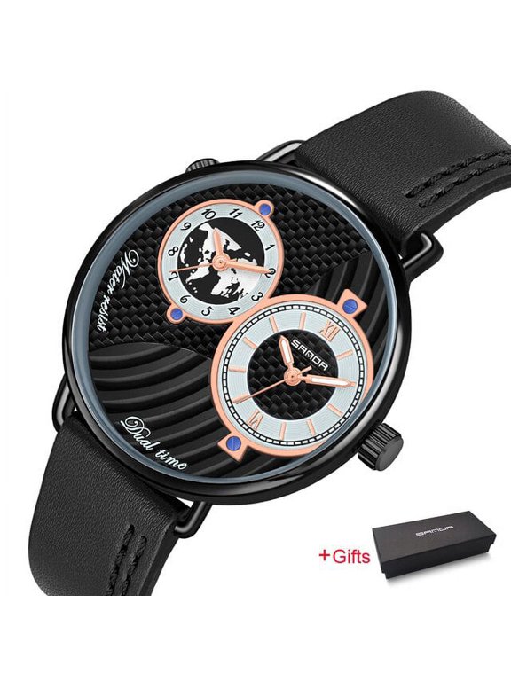 Top Brand Luxury Men Watches Fashion Business Men’s Wristwatch Leather Quartz Watch for Male Clock Relogio Masculino P1072