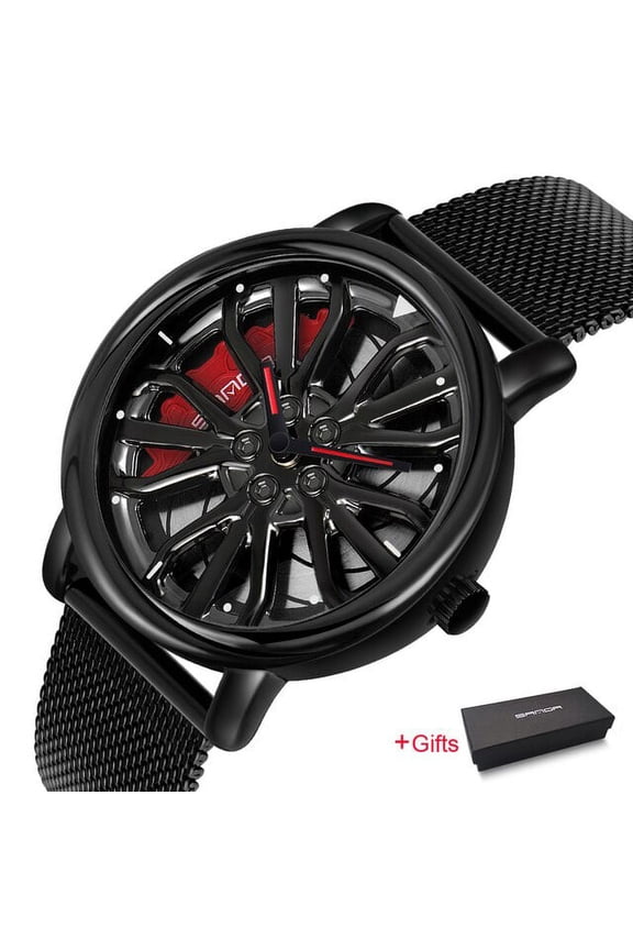 Top Brand Men's Watches Fashion Luxury Quartz Wristwatch Wheel Series Dial Waterproof Watch for Men Relogio Masculino 1057