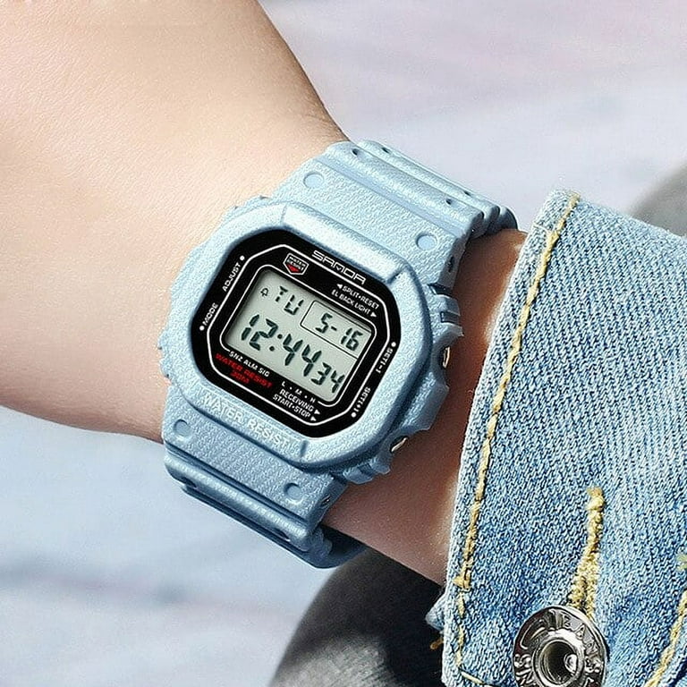 SANDA Waterproof Sport Watches Women Luxury LED Electronic Digital Watch  Ladies Clock Female relogio feminino reloj mujer 