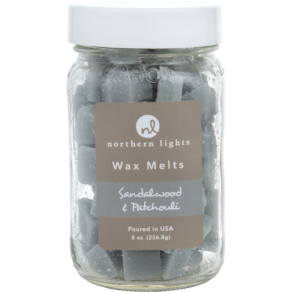 Sandalwood & Patchouli Simmering Wax Melts in 8 oz Jar