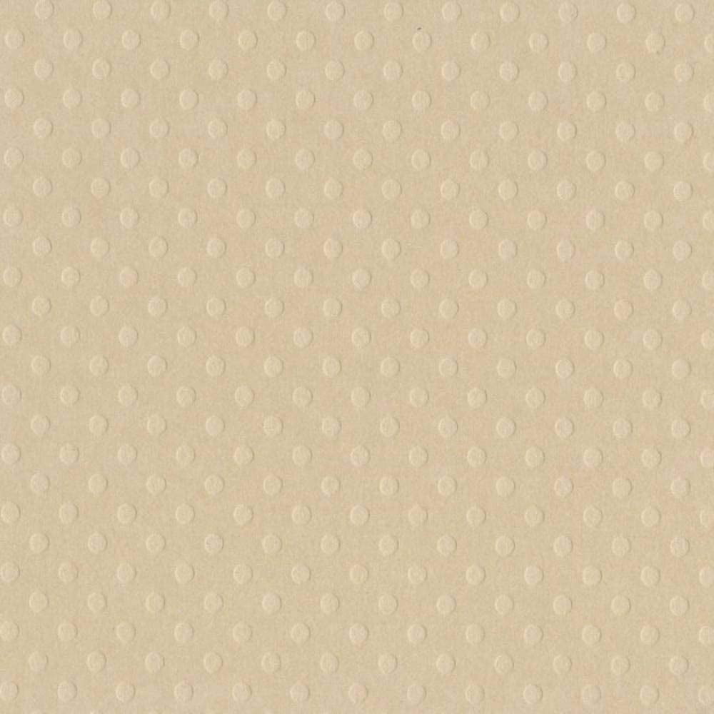 SANDBOX - 12X12 Dotted Cardstock By Bazzill | 80 Lb Dot Embossed Almond ...