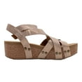 thumbnail image 1 of Volatile Womens Sandcastle Metallic Wedge  Casual Shoes, 1 of 5