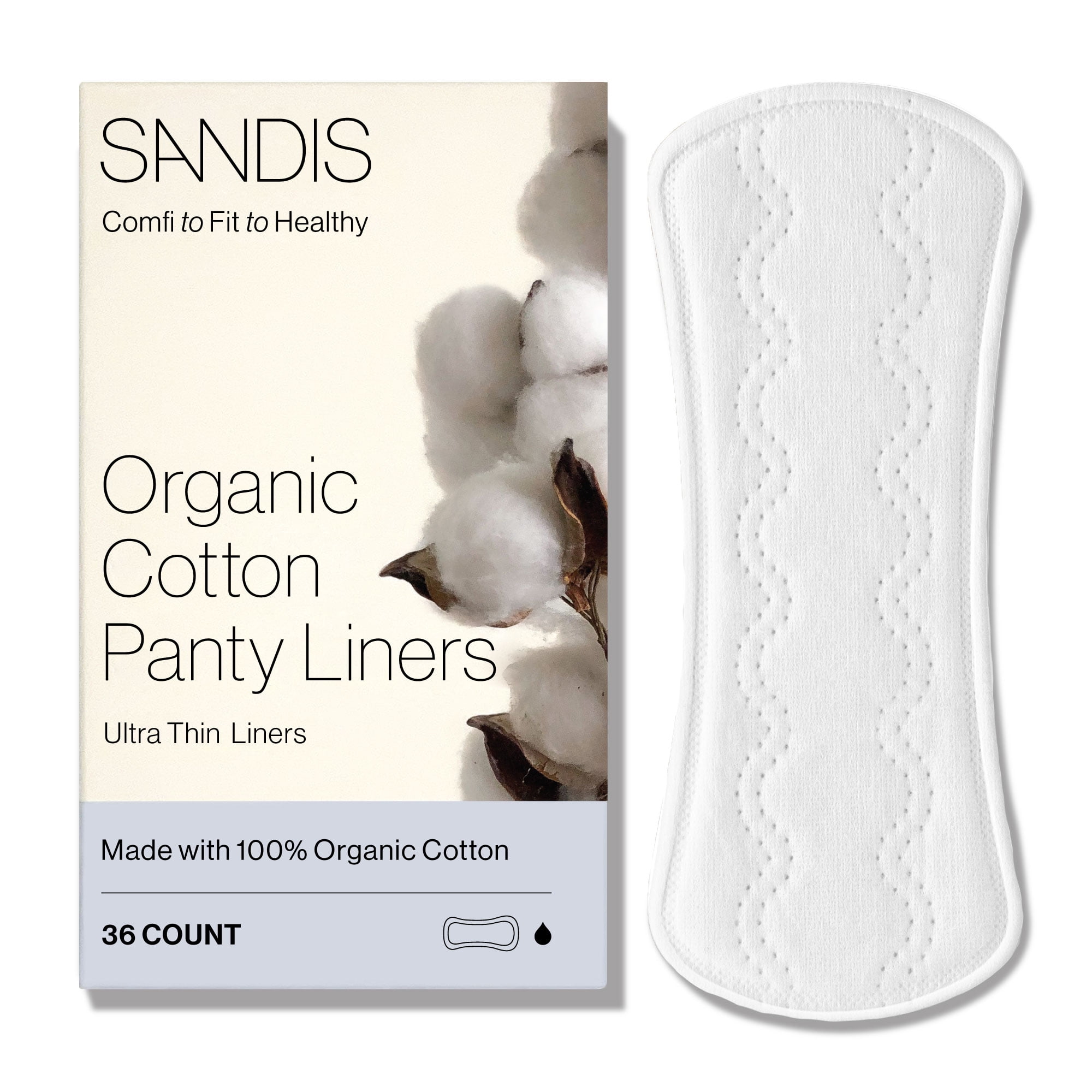 Pantiless Panty Liners - Travel Pack (4 Count) Discreet|Compact|One Size  Fits All|Wear All Day|Incontinence Support|Slight to Moderate Urine  Leakage