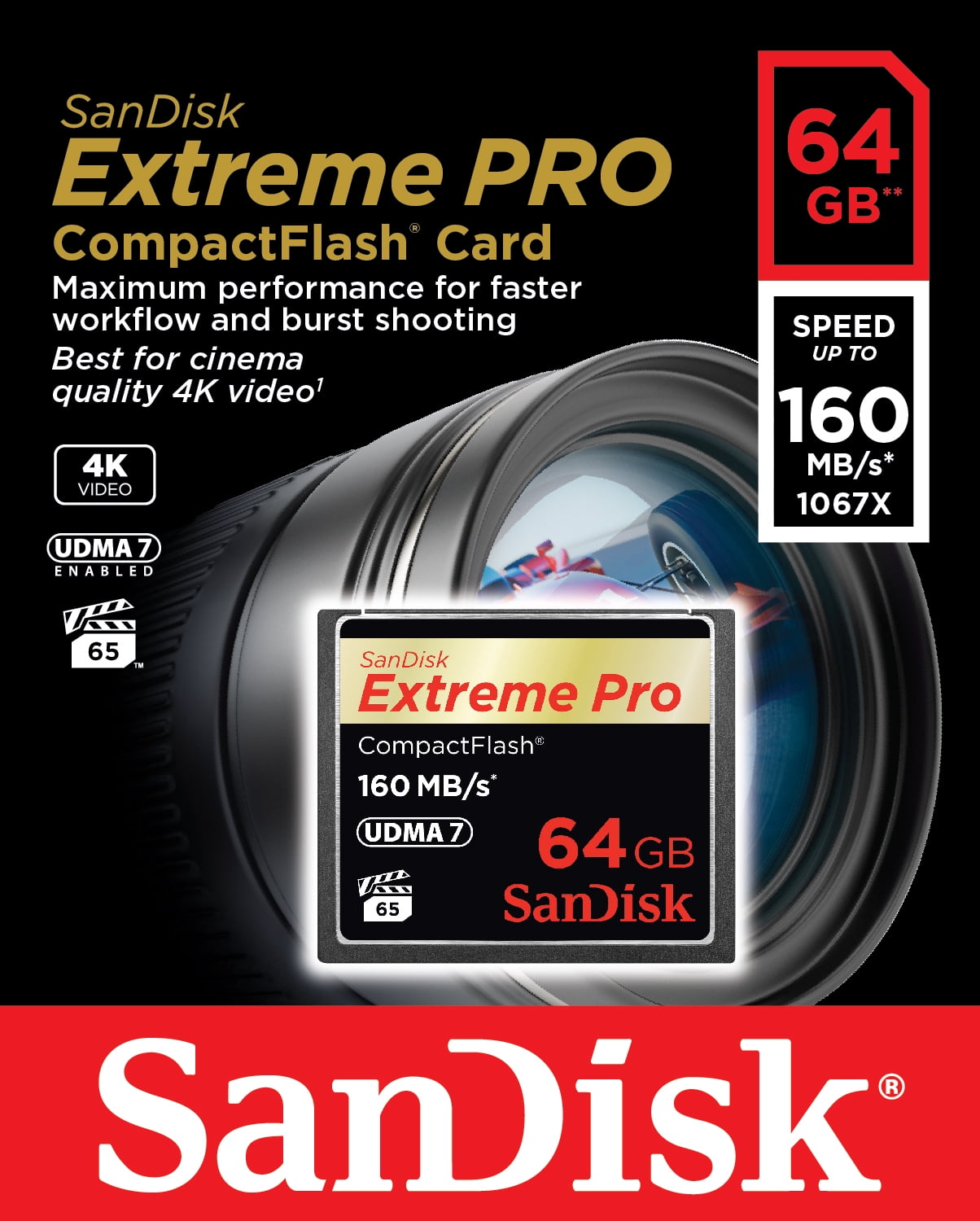 SanDisk - Brandclub - SANDISK Extreme Pro 64GB CF Ca