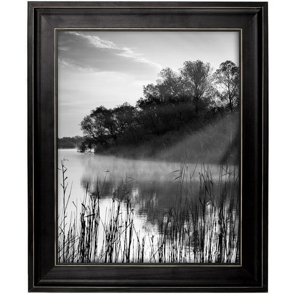 SANDLINE Distressed Wood BLACK 11x14 Frame from MCS - 11x14