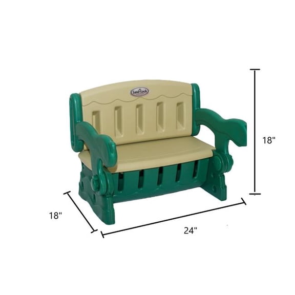 SANDLOCK SANDBOX SL-3IN123 3 In 1 Bench, Desk And Storage
