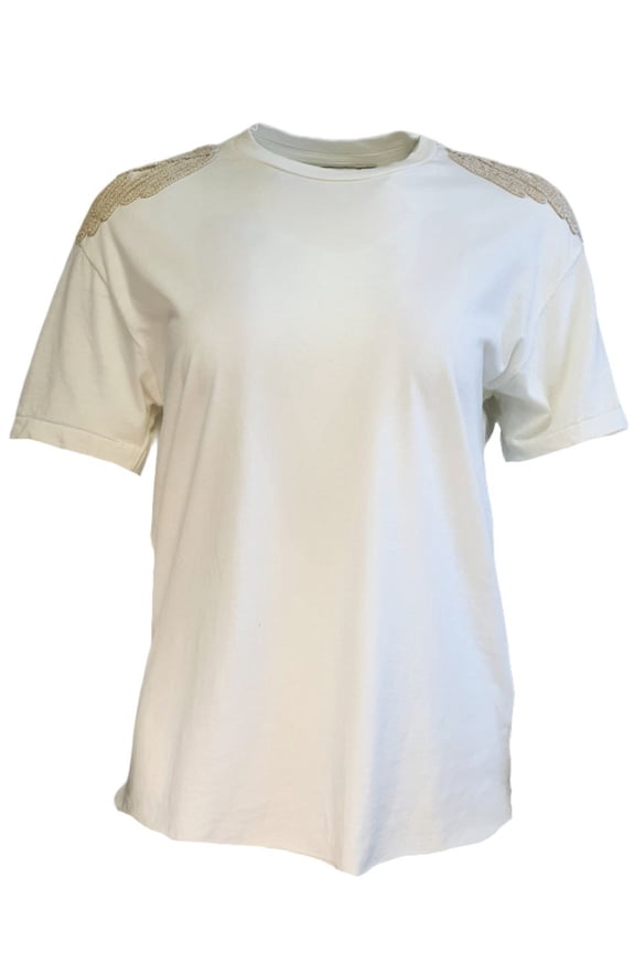 Women's Winter The Vintage Crew T-Shirt, White, X-Small