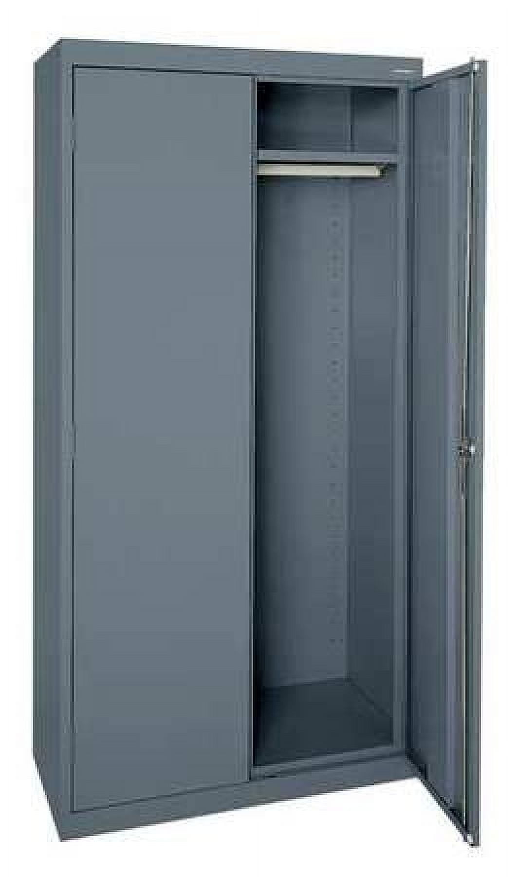 SANDUSKY EAWR462472-02 Wardrobe Storage Cabinet,Charcoal