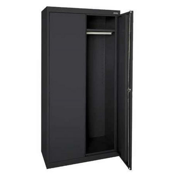 SANDUSKY EAWR462472-09 20/22 ga. Steel Storage Cabinet, 46" W, 72" H, Wardrobe, Stationary