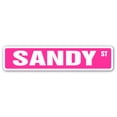 thumbnail image 1 of SANDY Street Sign Childrens Name Room Sign | Indoor/Outdoor |  30" Wide, 1 of 5
