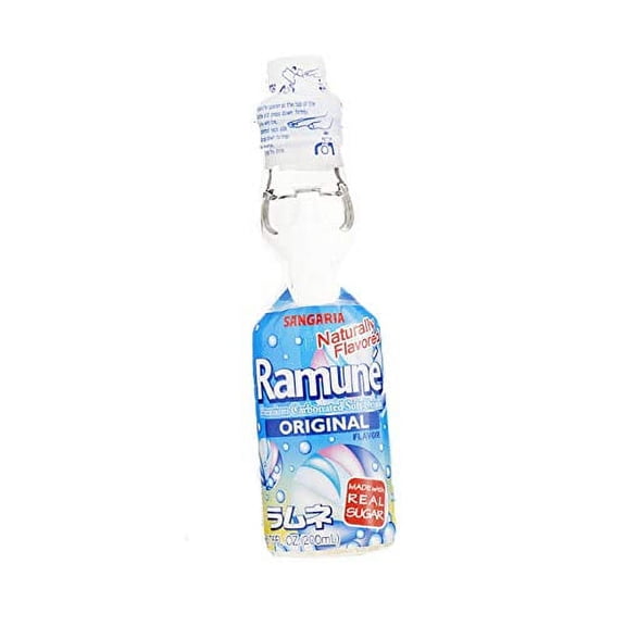 SANGARIA Ramune Marble Soft Drink, 6.76 Fl Oz, 6 Bottles