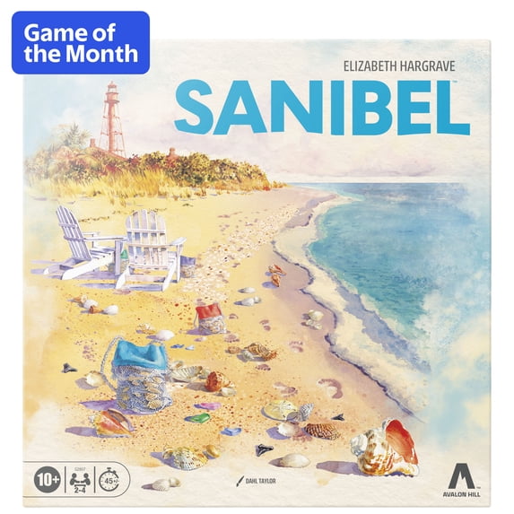 Sanibel Board Game, Relaxing Tile Placement Family Game About Collecting Shells, Fun Summer Activities for Kids & Families, Birthday Gifts, Ages 10+