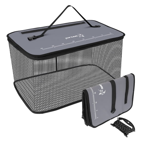 SANLIKE Floating Fish Protection Driving to the Sea Fishing Basket Sea Fishing Rock Fishing Fish Protection Hanging Glue Quick Drying Portable Nylon Thread Weaving Fish Cage