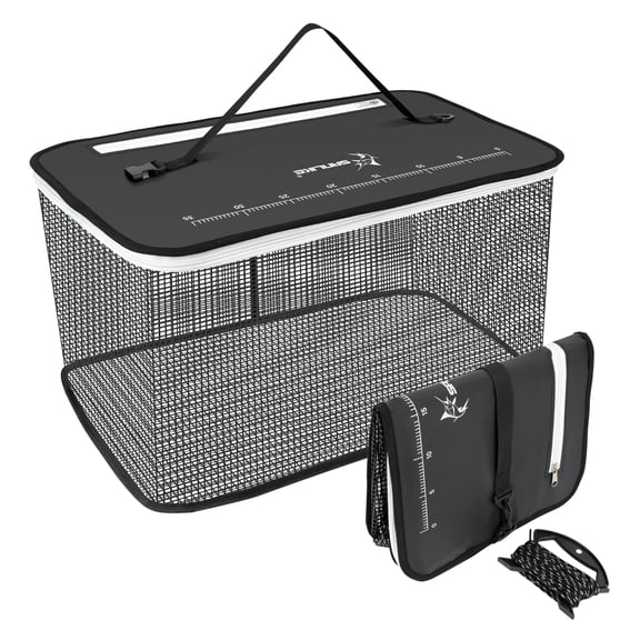 SANLIKE Floating Fish Protection Driving to the Sea Fishing Basket Sea Fishing Rock Fishing Fish Protection Hanging Glue Quick Drying Portable Nylon Thread Weaving Fish Cage