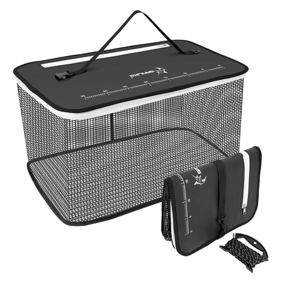 SANLIKE Floating Fish Protection Driving to the Sea Fishing Basket Sea Fishing Rock Fishing Fish Protection Hanging Glue Quick Drying Portable Nylon Thread Weaving Fish Cage