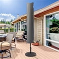 thumbnail image 1 of SANLUCE UN-MT001-GY Fit for 7.5 ft. to 11 ft. Waterproof Outdoor Parasol Deck Umbrella Cover in Gray, 1 of 1