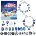 thumbnail image 1 of SANMADROLA Christmas Advent Calendar Bracelets 2025 for Girls 24 Days Xmas Countdown Calendar DIY Jewelry Making Kit Gift 22 Charm Beads 2 Bracelets for Kids Teens Women, 1 of 7