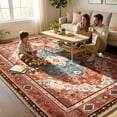 thumbnail image 1 of SANMADROLA 6X9 Area Rugs for Living Room Modern Abstract Blue Machine Washable Rug Soft Bedroom Rug Non Slip Stain Resistance Dining Room Mat Carpet for Office Couch Entrance Kitchen, 1 of 11