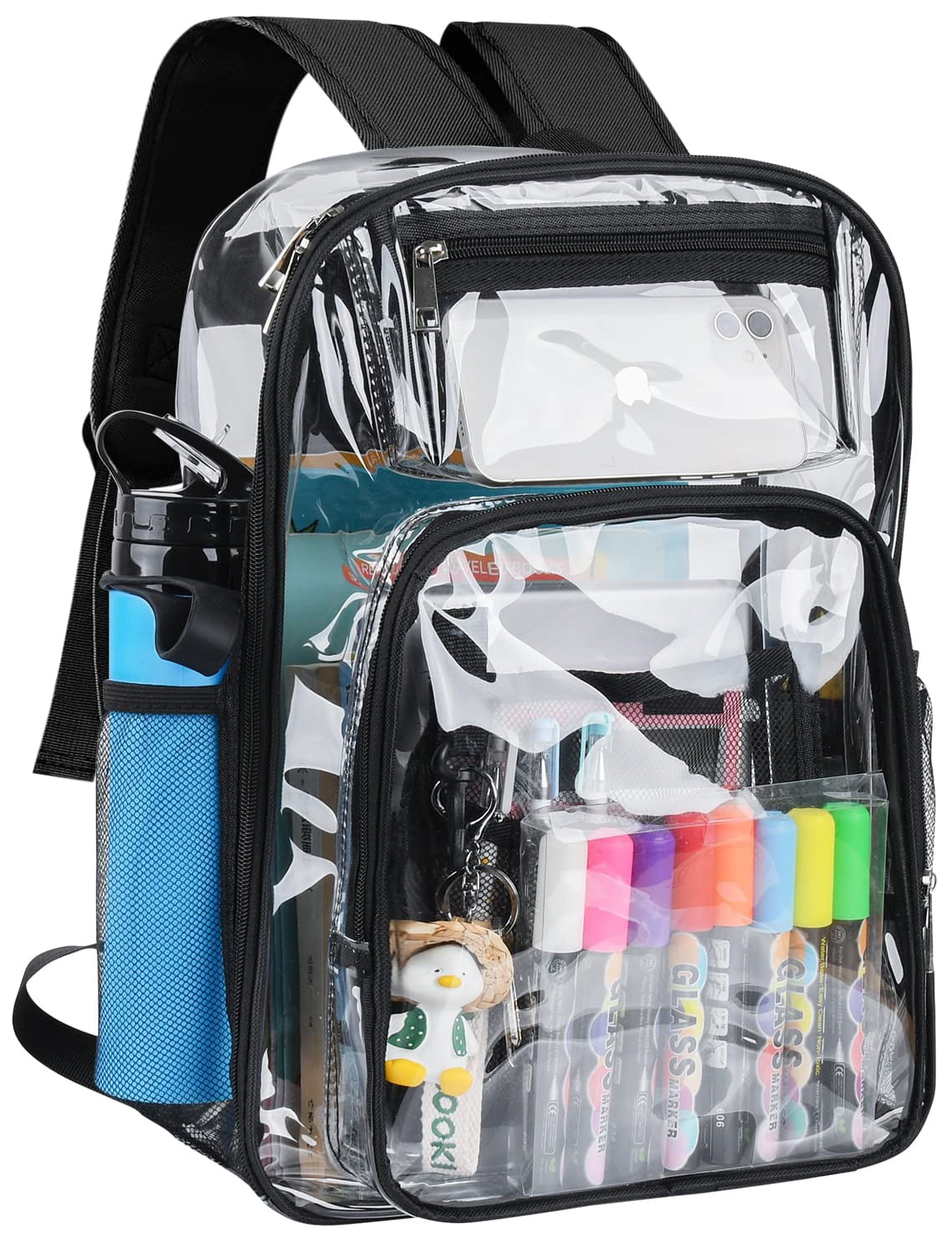 Clear plastic school book bags hotsell