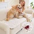thumbnail image 1 of SANMADROLA Waterproof Couch Cover for Dogs Washable, Non-Slip Fuzzy Loveseat Slipcovers, Thick Soft Dog Bed Mat for 2 Cushion Sofa Pet Friendly Furniture Protector, White, 28" x 83", 1 of 10